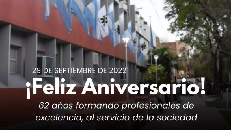 APUTN les desea un feliz 62° Aniversario a toda la Facultad Regional Resistencia.