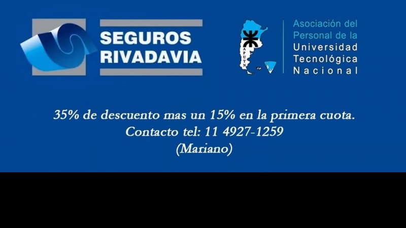 Convenio entre la APUTN  y Seguros Rivadavia 