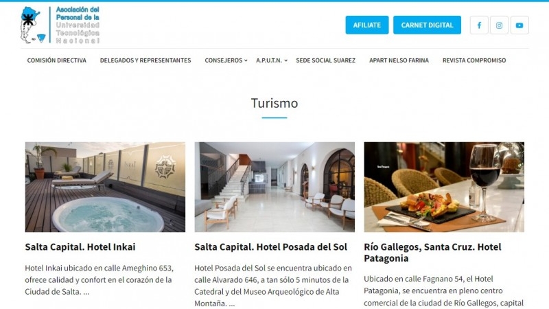 Turismo Social. Viajá con APUTN