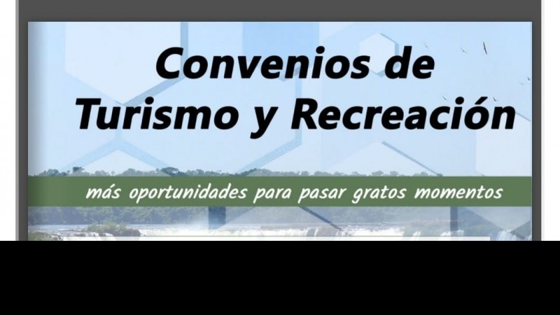 Convenios de Turismo y Recreación… más oportunidades para pasar gratos momentos.