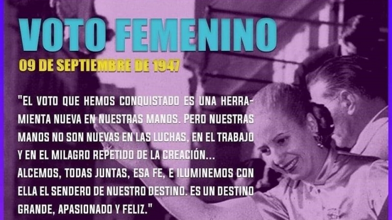 9 de Septiembre - Día de los Derechos Políticos de la Mujer