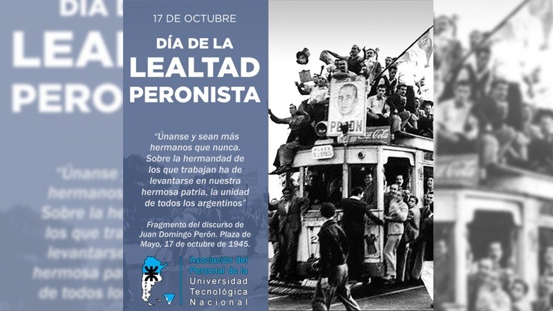 17 de octubre - Día de la lealtad Peronista