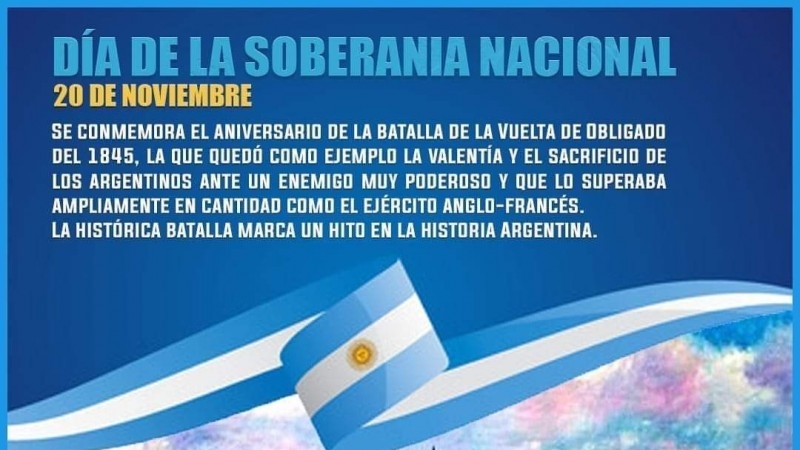 20 de noviembre - Día de la Soberanía Nacional