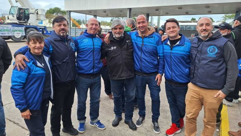 Delegados y Representantes de la Facultad Regional Mar del Plata junto al Ministro de Trabajo de la provincia de Bs As