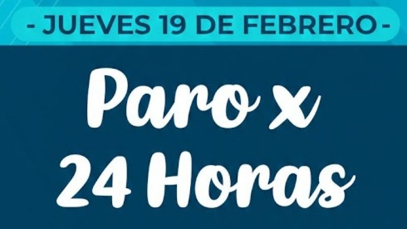 Paro por 24 horas 